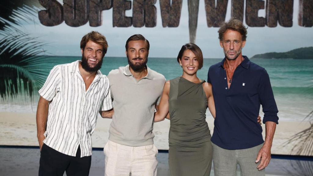 Los cuatro finalistas de 'Supervivientes 2025'.