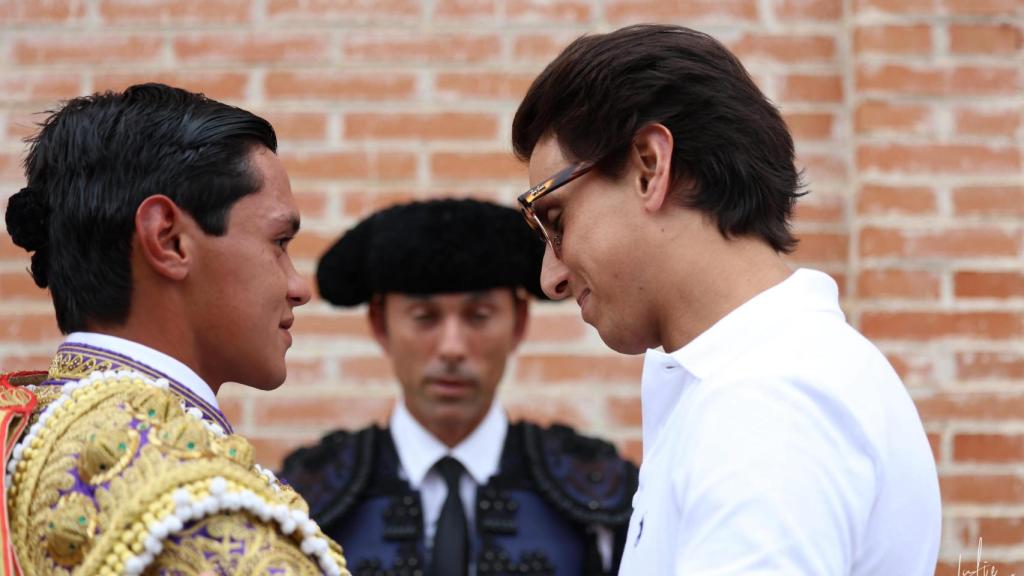 Pedro Luis junto a Andrés Roca Rey