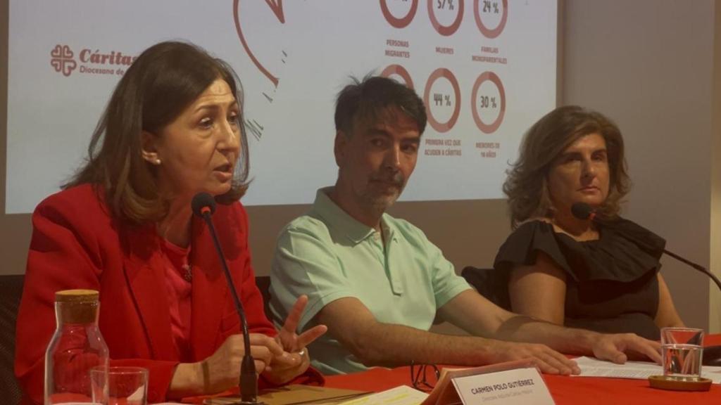 Presentación de la memoria anual de Cáritas Diocesana de Madrid.