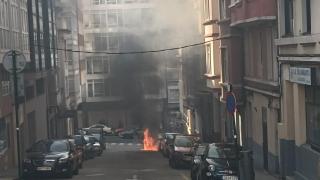 Arde un vehículo en A Coruña