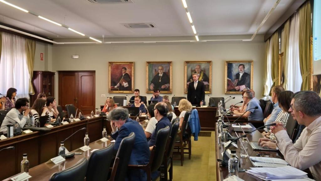 Juan Carlos Morante Rábago en el Consejo de Gobierno de la Universidad de León