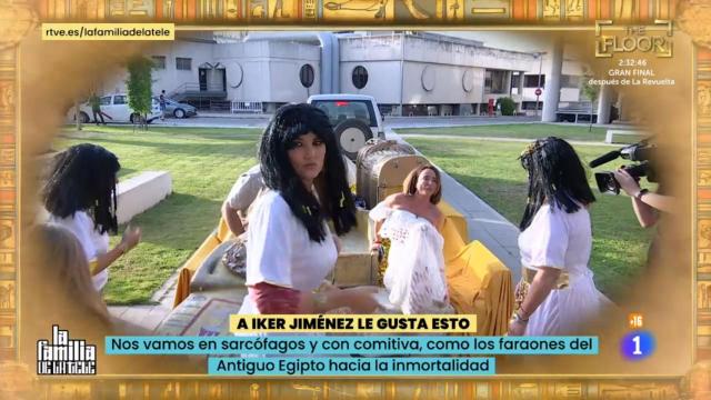 María Patiño el final de ‘La familia de la tele’.