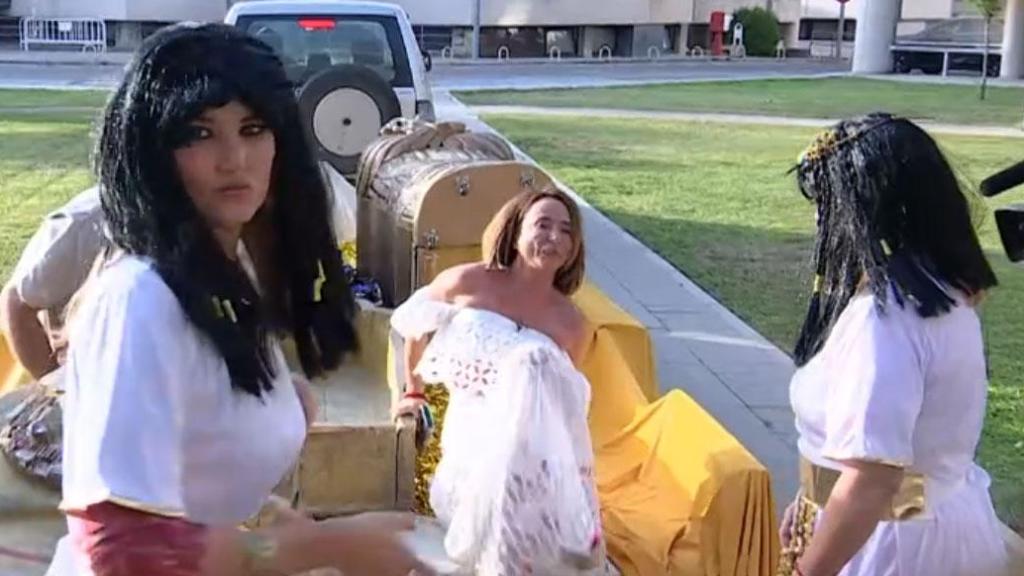 María Patiño el final de ‘La familia de la tele’.