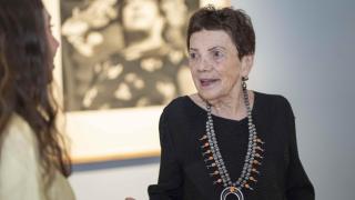 Graciela Iturbide antes de la entrevista en Casa Mexico. Foto: Rodri Mínguez