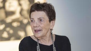Graciela Iturbide antes de la entrevista en Casa Mexico. Foto: Rodri Mínguez