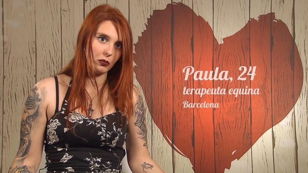 Paula, 24 años, de Barcelona, en 'First Dates'