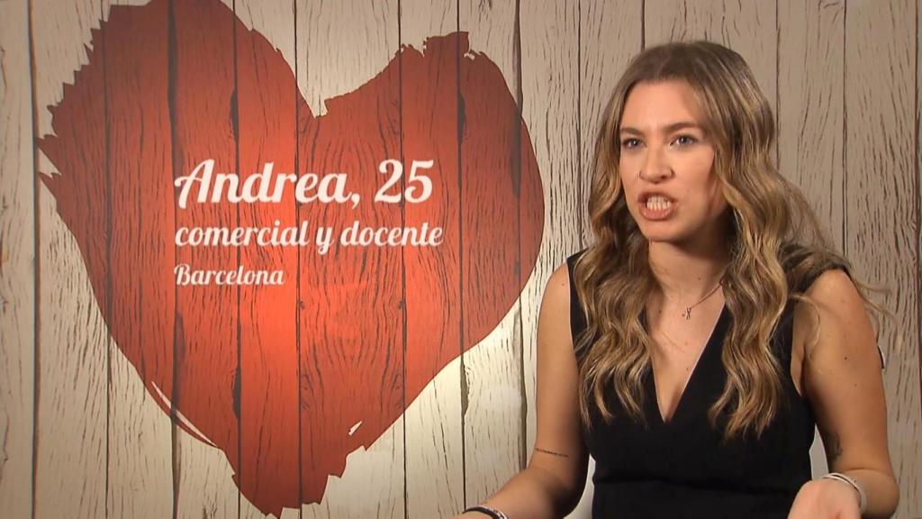 Andrea, 25 años, en 'First Dates'