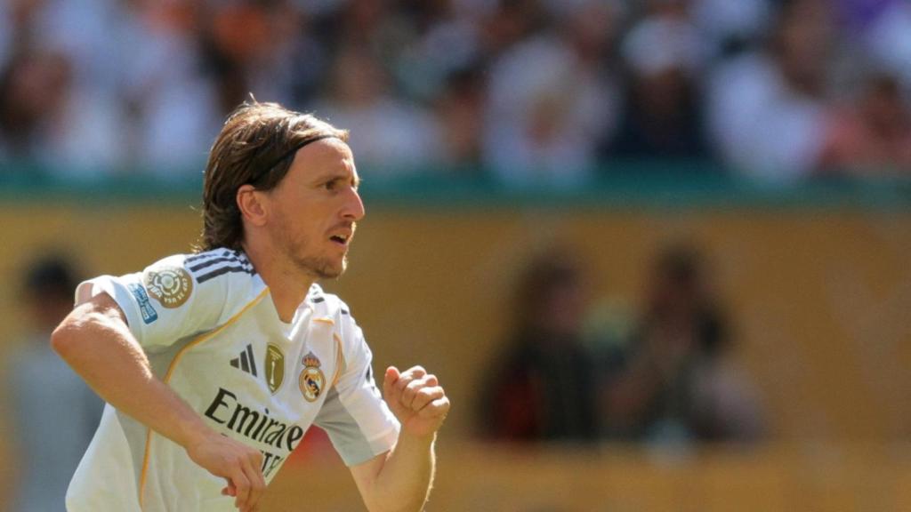 Modric, en el partido ante el Al Hilal.