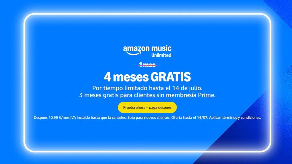 Promoción de Amazon Music Unlimited