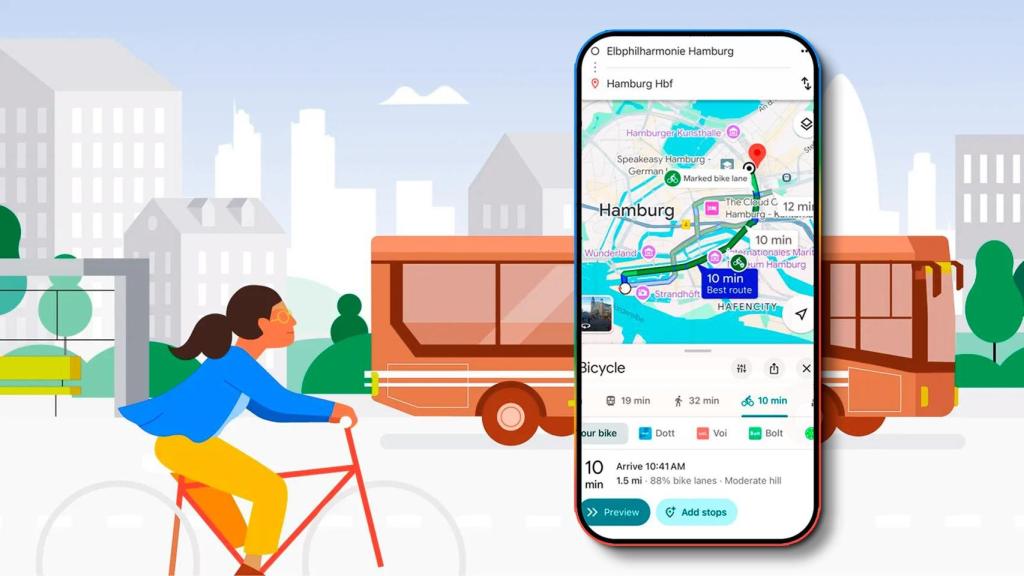 Fotomontaje inspirado en lo nuevo de Google Maps