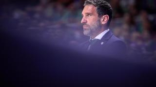 Ibon Navarro durante el Unicaja-Real Madrid del cuarto partido de semifinales de la ACB.