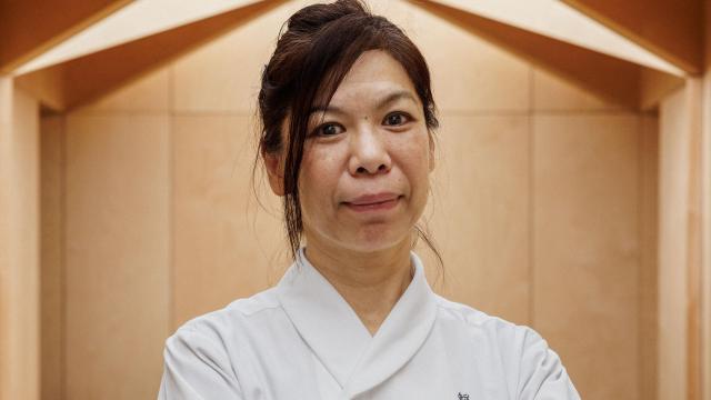Chizuko Kimura, actual dueña del restaurante Sushi Shunei.