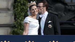 La Princesa, en su enlace con Daniel Westling.