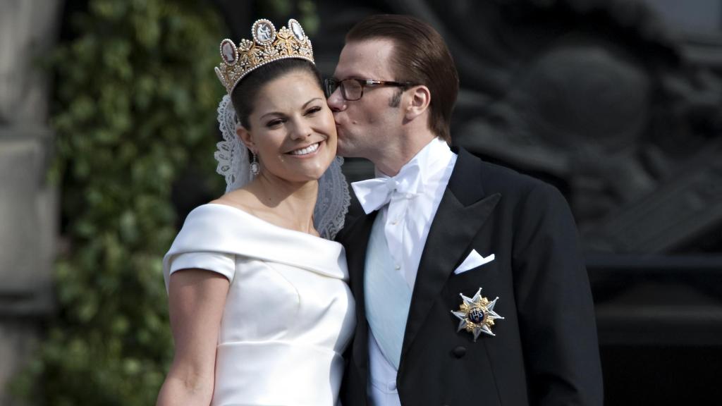 La Princesa, en su enlace con Daniel Westling.