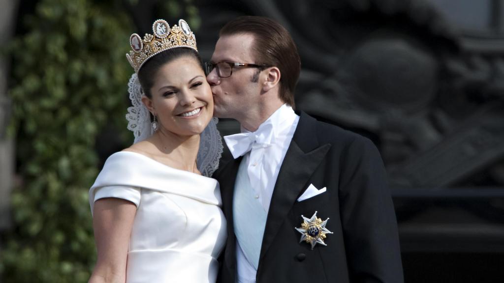 La Princesa, en su enlace con Daniel Westling.