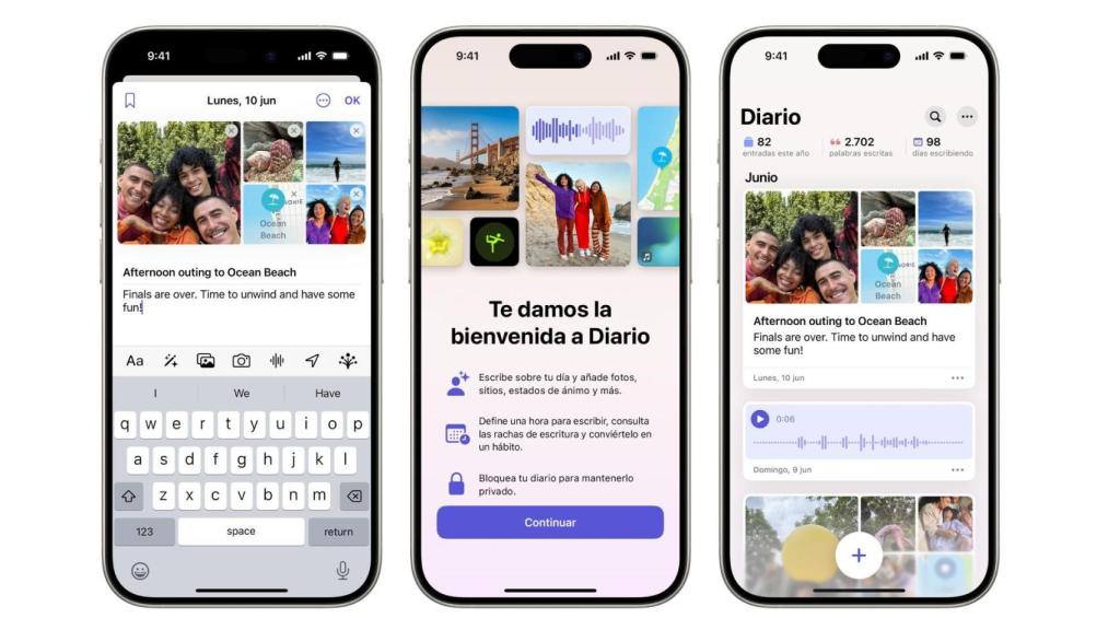 Aplicación Diario de Apple