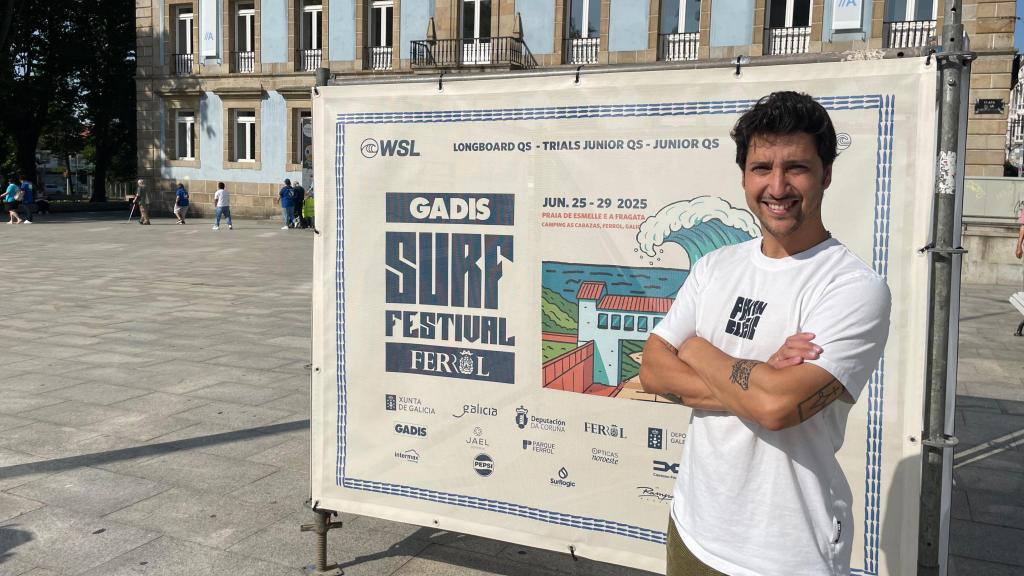 Yago Barreto, event manager de Classic Surf Pro: Galicia es el destino del surf a nivel internacional