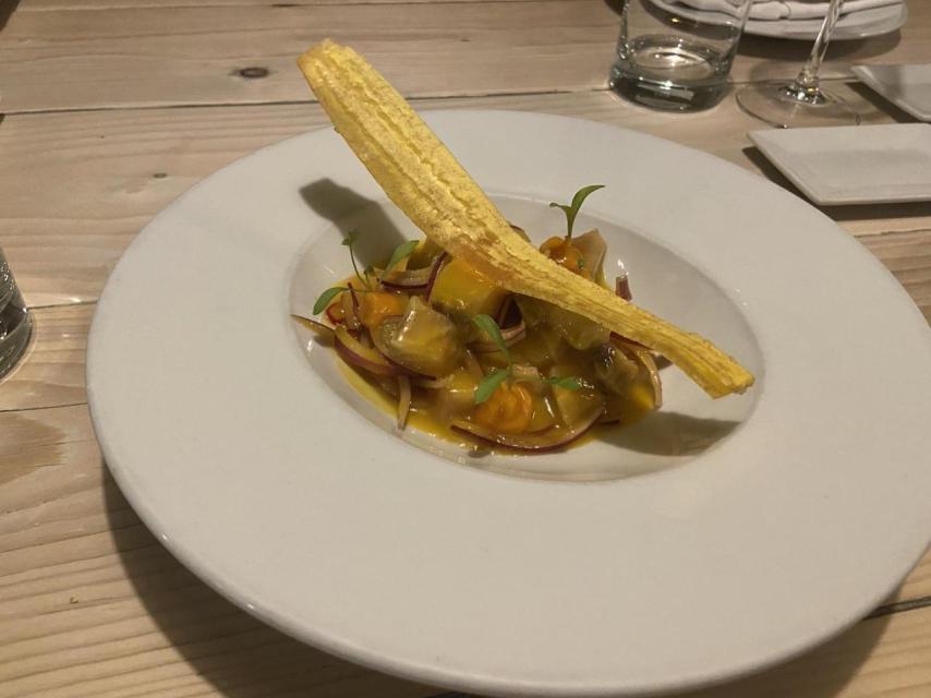 Uno de los platos de A Moa.