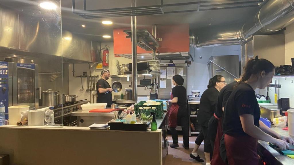 Restaurante A Moa, en Santiago.