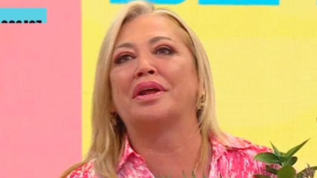 Belén Esteban, en el final de 'La familia de la tele'.