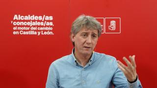 El secretario general del PSOE de Castilla y León, Carlos Martínez, en una imagen de archivo