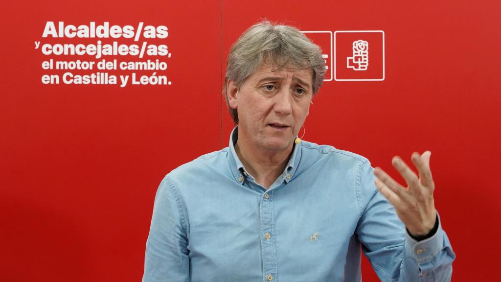 El secretario general del PSOE de Castilla y León, Carlos Martínez, en una imagen de archivo