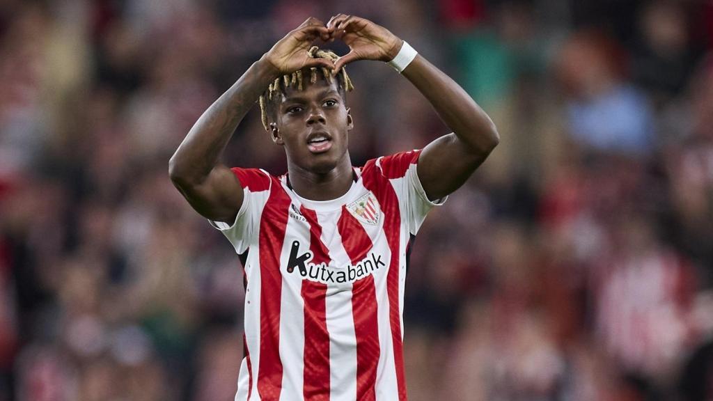 Nico Williams, con el Athletic