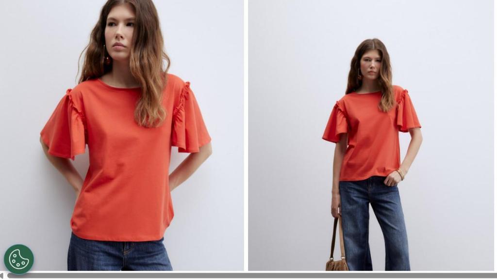 Camiseta volantes. Ref. 58360613044