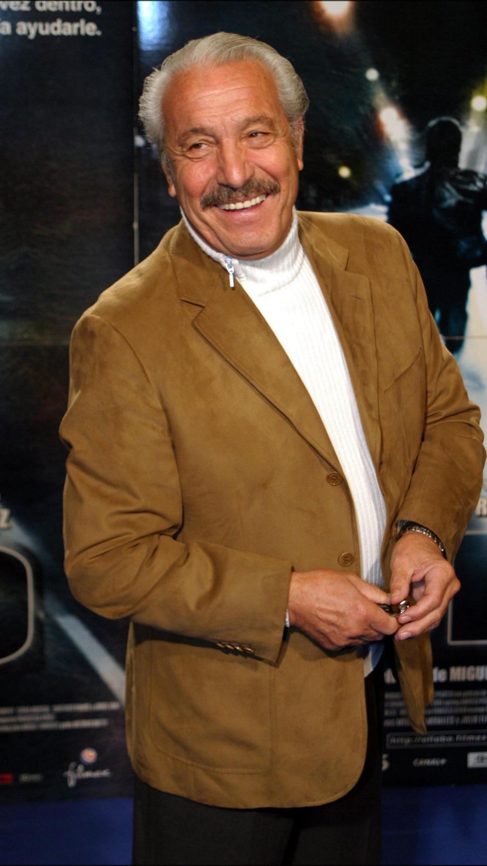 El querido actor Manolo Zarzo en una instantánea tomada hace años.