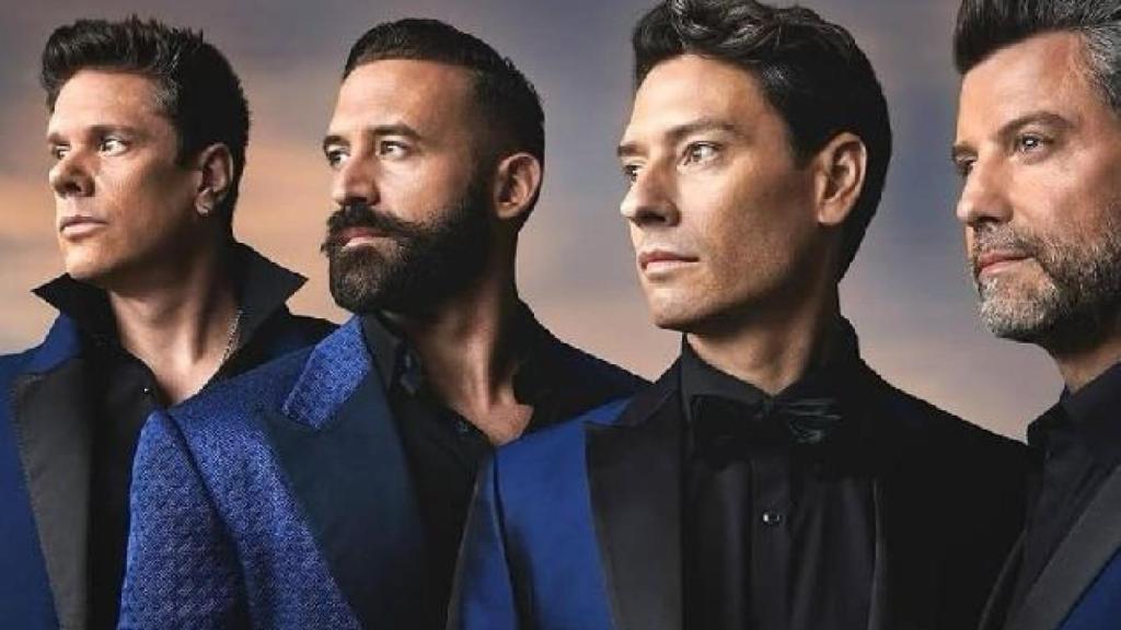 Cartel del cuarteto Il Divo para su nuevo espectáculo en el ciclo de conciertos 'Son do Nordés'