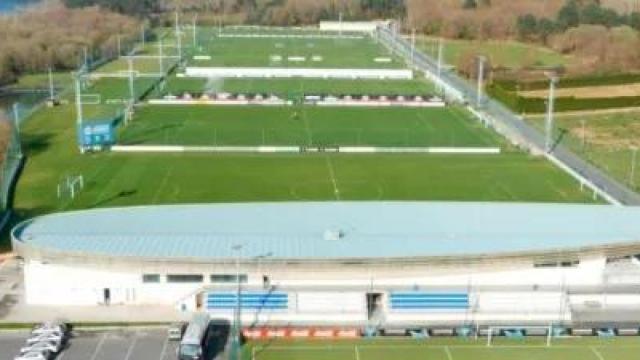 Estado antiguo de la Ciudad Deportiva de Abegondo.