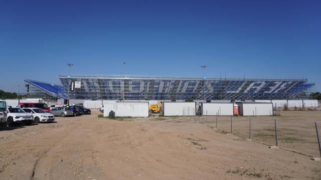 Exterior del nuevo campo.
