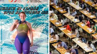 Una imagen de Elia y opositores.