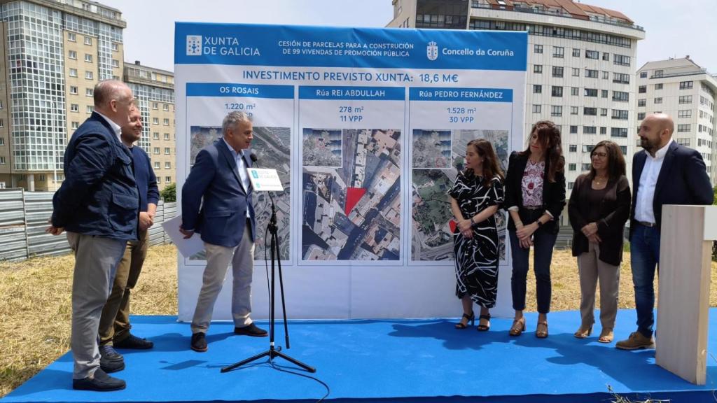 El Concello da Coruña y la Xunta firman un convenio para construir 99 viviendas sociales
