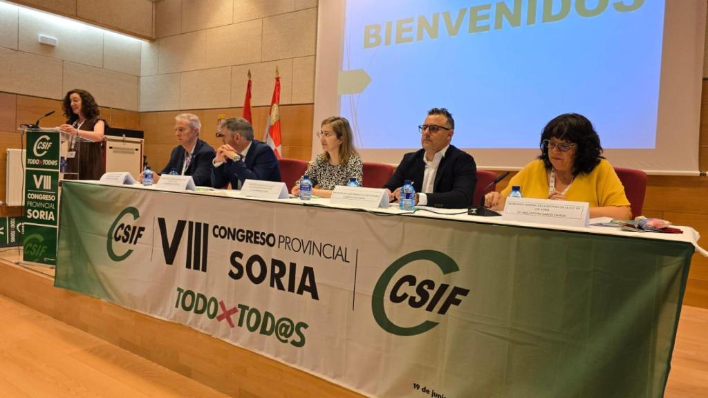 Imagen del VIII Congreso Provincial CSIF de Soria.