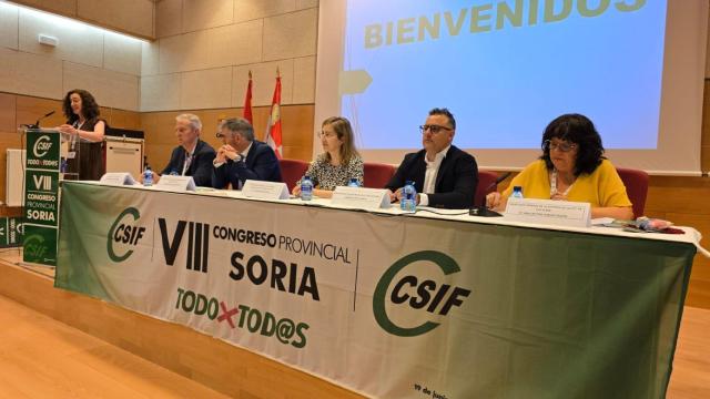 Imagen del VIII Congreso Provincial CSIF de Soria.