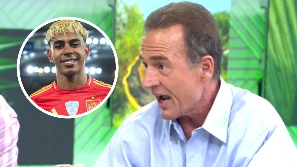 Alessandro Lequio y Lamine Yamal, en un fotomontaje