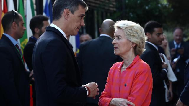 Pedro Sánchez y Ursula Von der Leyen.