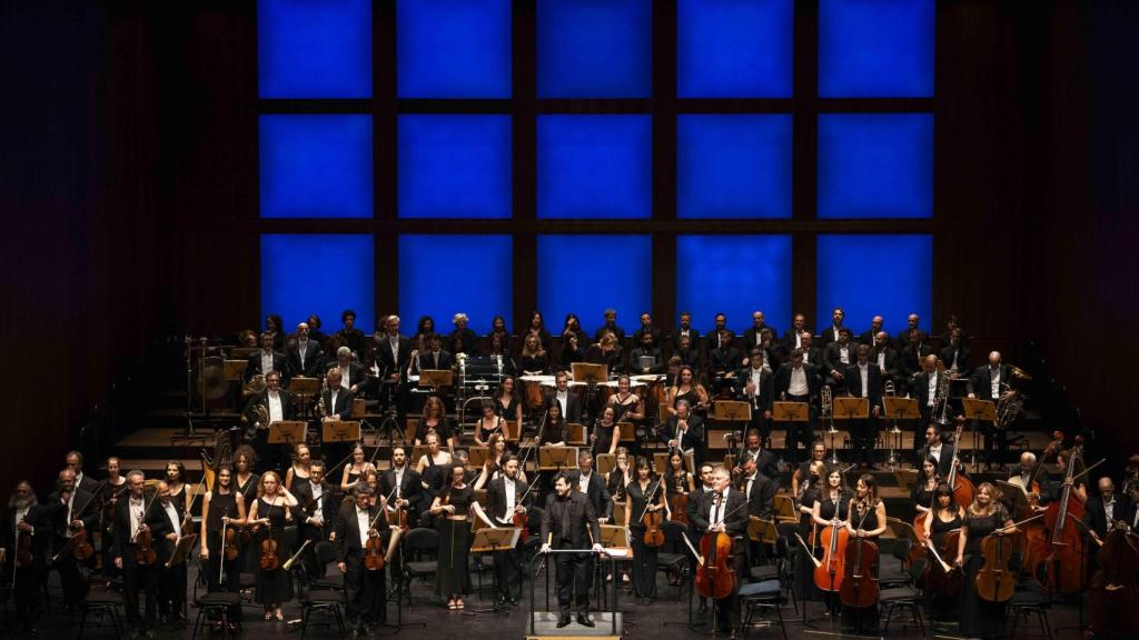 La Orquesta de la Comunidad de Madrid en el concierto de 'Carmen'. Foto: Festival de San Lorenzo de El Escorial