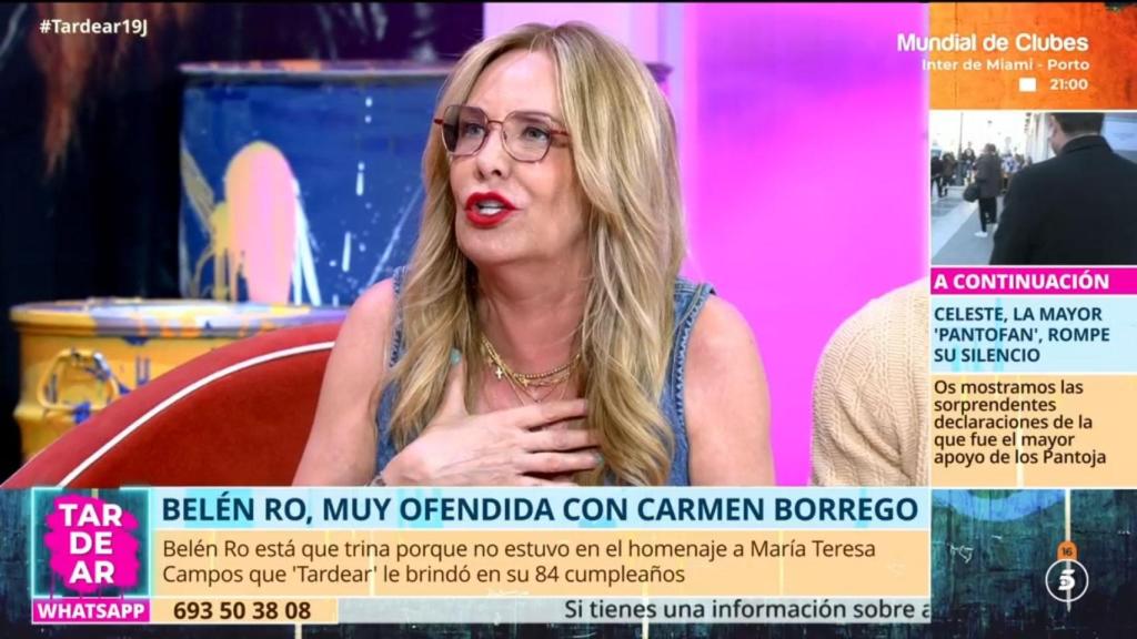 Belén Rodríguez en 'Tardear'.