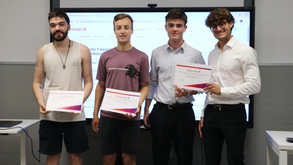 Dos proyectos de la Universidad de León ganan el 'Santander X Award