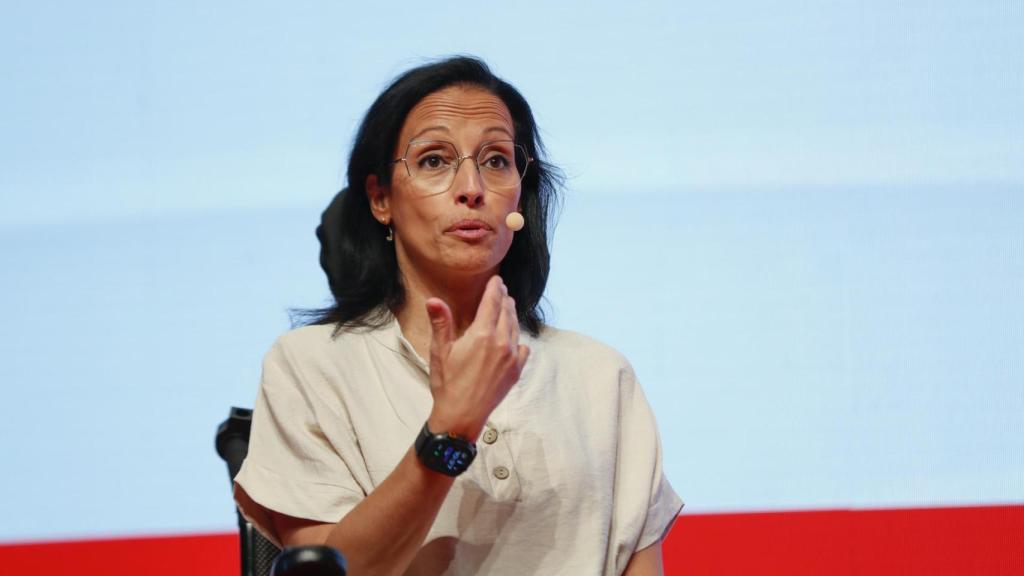 Teresa Perales, en un congreso celebrado en Madrid, en junio de 2025.