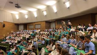 Acto de bienvenida de los mir en el Hospital Miguel Servet de Zaragoza