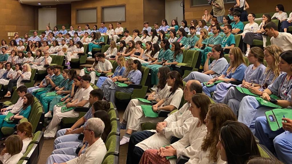 Acto de bienvenida de los mir en el Hospital Miguel Servet de Zaragoza