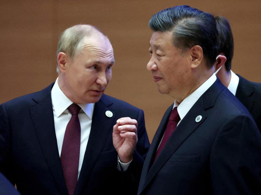 Vladimir Putin y Xi Jinping, durante la cumbre de Samarcanda de 2022.