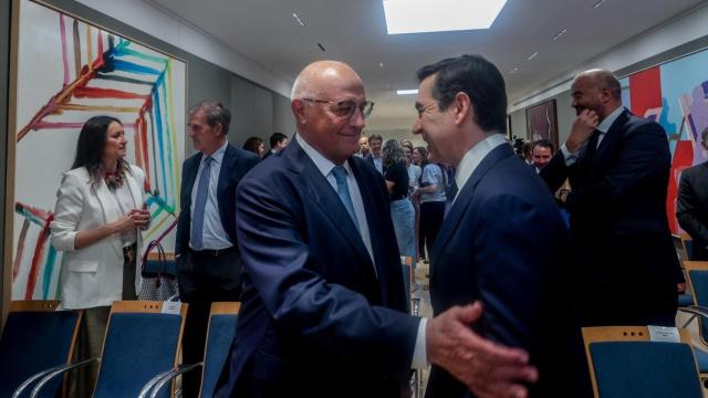 Carlos Torres y Josep Oliu en una imagen de archivo.