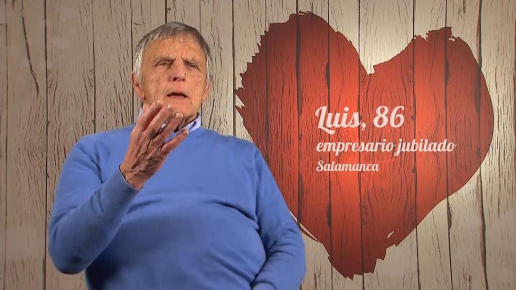 Luis, 86 años, en 'First Dates'