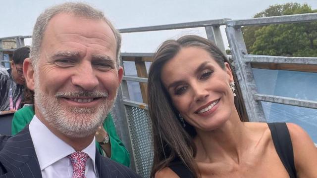 El 'selfie' de Felipe VI y Letizia en los Juegos Olímpicos el pasado verano.