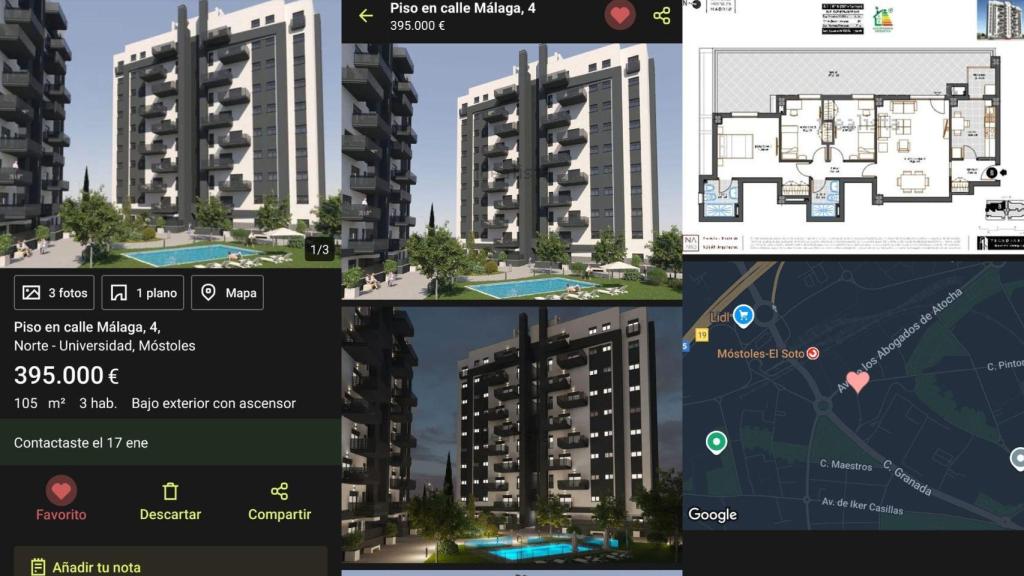 Las viviendas ya se encuentran a la venta en portales como Idealista.