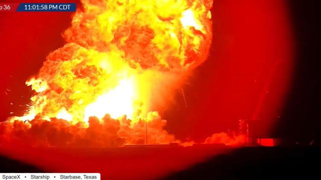 Starship explota en prueba de fuego